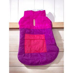 Boots & Barkley Size Medium Pink & Purple Puffer Dog Vest NWT